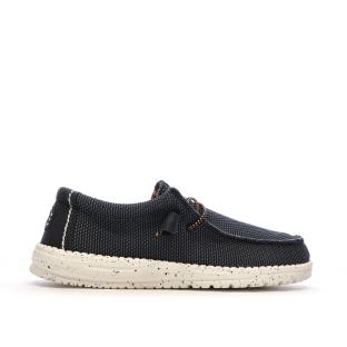 Chaussures Bleu Homme Hey Dude Wally Sox Pine vue 0