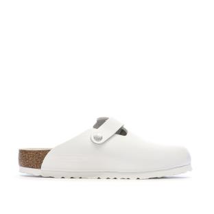 Sabots Blanc Mixte Birkenstock Boston vue 0