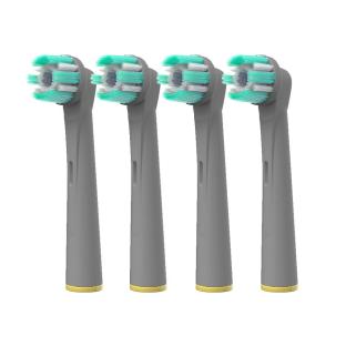 x4 Brossettes de Rechange Rotative Prodental Clean Action Gray vue 0