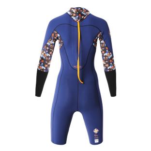 2/2-Shorty-Surfanzug Marine Unisex Ocean Step Dual Zip Ansicht 0