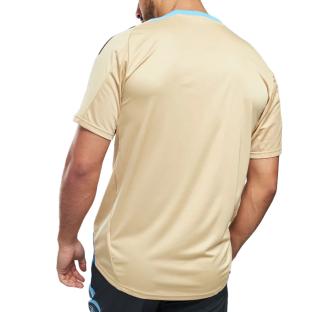 Adidas Men’s 2024 Gold/Turquoise Argentina Training Jersey Photo of the Espace des Marques %store% store - view of %key%