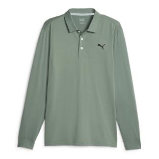 Polo Verde Hombre Puma Manga Larga ver 0