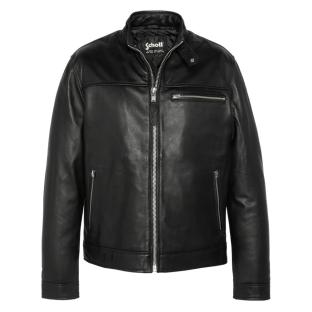 Blouson en cuir Noir Homme Schott Blouson WILLIAM vue 0