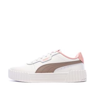 Baskets Blanche Fille/Femme Puma Carina 3.0 vue 0