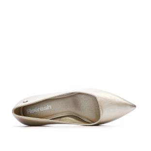 Zapatos de tacón dorados para mujer Refresh 175078 ver 0