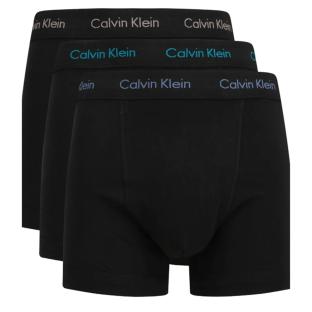 x3 Boxers negros para hombre Calvin Klein Jeans Trunk ver 0