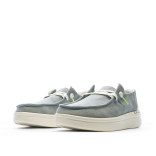 Chaussures Gris/Bleu Femme Hey Dude Wendy Rise vue 0