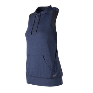T-shirt à capuche Marine Femme New Balance WT71145 vue 0