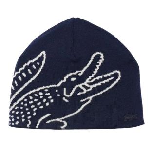 Bonnet Marine/Blanc Homme Lacoste Broderie vue 0