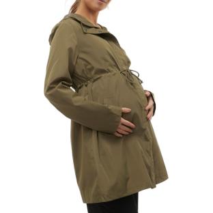 Parka Kaki Femme Mamalicious Alma vue 0