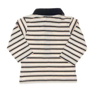 Polo Marine/Beige Garçon EOM Naimo vue 0
