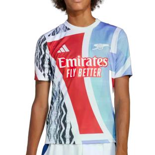 Arsenal Maillot Prématch Multicolore Junior Adidas 24/25 vue 0