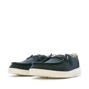 Hey Dude Wendy Black Mixed Shoes Photo of the Espace des Marques %store% store - view of %key%