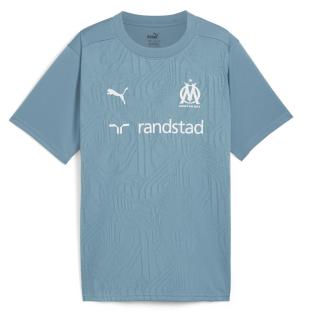 OM Maillot Training Bleu/Beige Junior Puma 24/25 vue 0