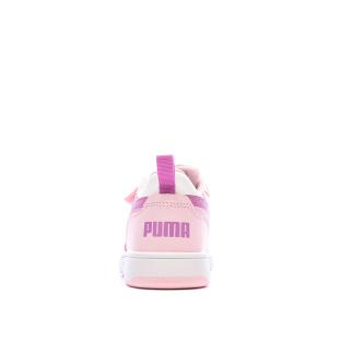 Baskets Rose Pale Fille Puma Rebound vue 0