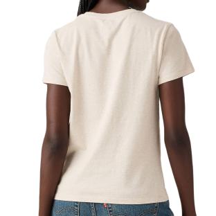 T-Shirt Beige Femme Levi's The Perfect vue 0