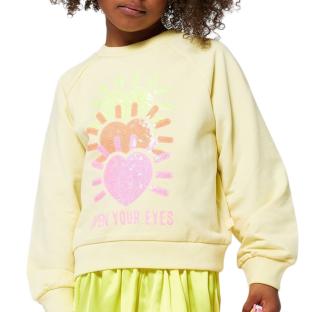 Sweat Jaune Fille Billieblush U20880 Yellow vue 0
