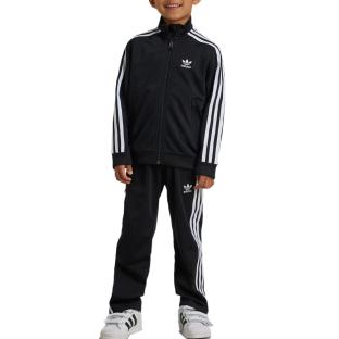 Adidas Boy's 3s Trainingsanzug Schwarz Ansicht 0