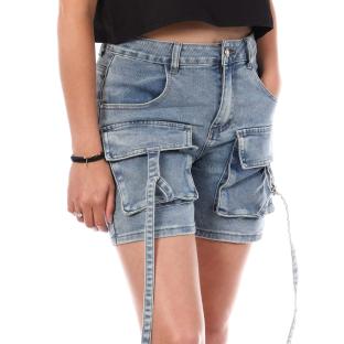 Cargo Shorts Blau Women Monday Premium BUE Ansicht 0