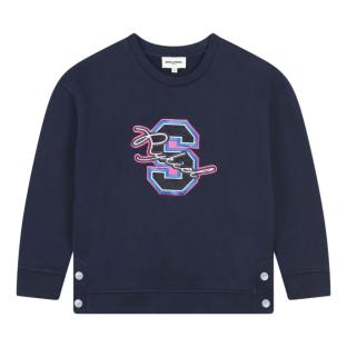 Sweat Bleu Fille Sonia Rykiel A00237 vue 0