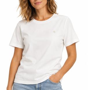 T-Shirt Blanc Femme Freeman Porter Chuck vue 0