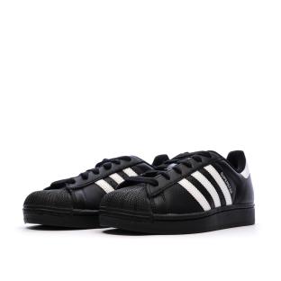 Superstar Baskets Noires/Blanches Mixte Adidas vue 0