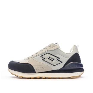 Baskets Grises/Marine Homme Lotto Twenty 5 vue 0