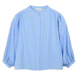 Blaue Damenbluse von Teddy Smith, Modell „Apoline“ Ansicht 0