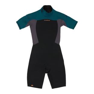 Quiksilver 22 Prologue Surfanzug für Herren, schwarz/türkis Ansicht 0