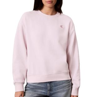 Rosa Damen-Sweatshirt Calvin Klein Jeans Monogram Ansicht 0