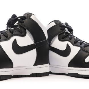Baskets Blanches/Noires Homme Nike Dunk Hi vue 0