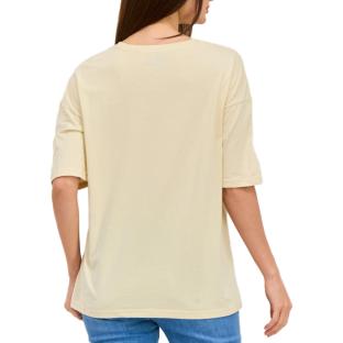 Women’s Beige Disney Sitting Slouch T-shirt Photo of the Espace des Marques %store% store - view of %key%