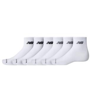x3 Paires de chaussettes Blanches/Noires Homme New Balance Lightweight vue 0