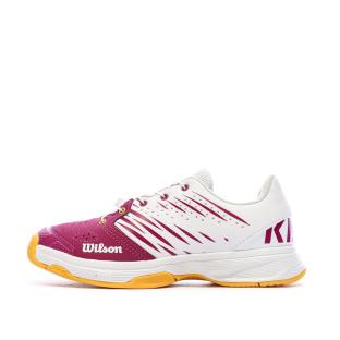 Chaussures de tennis Blanches/Roses Femme Wilson Kaos K 2.0 vue 0