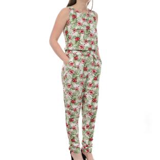 Combinaison Blanche/Fleurs Femme Vero Moda Easy vue 0