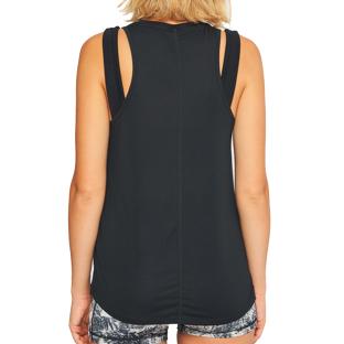 Débardeur de Sport Noir Femme Nike OneTank vue 0