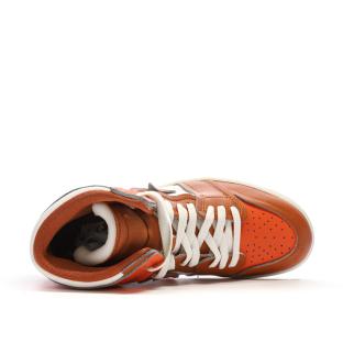 Air Jordan 1 High MM Baskets Oranges Femme Nike vue 0
