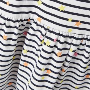 Robe Blanche à Rayures Fille Name it Frida vue 0