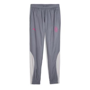 Milan AC Puma Men's grey/pink sweatpants 23/24 Photo of the Espace des Marques %store% store - view of %key%