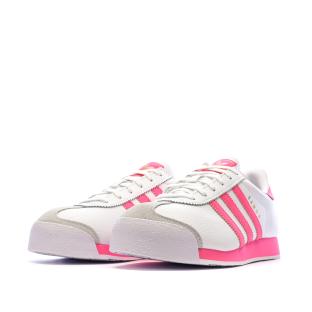 Adidas Samoa Women's Pink/White Sneakers Photo of the Espace des Marques %store% store - view of %key%