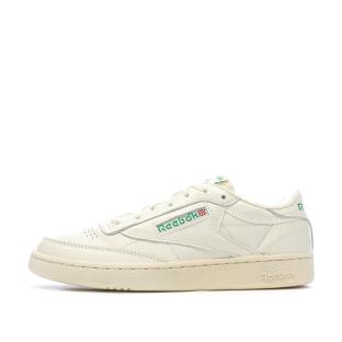 Baskets Blanche/Verte Homme Reebok Club C85 Vintage vue 0