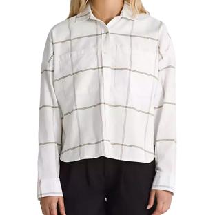 Camisa blanca de mujer Vans Antica Boxy ver 0