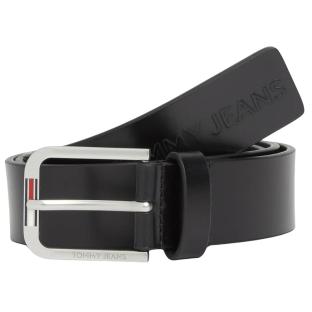 Cinturón negro para hombre Tommy Hilfiger Tjm Austin ver 0