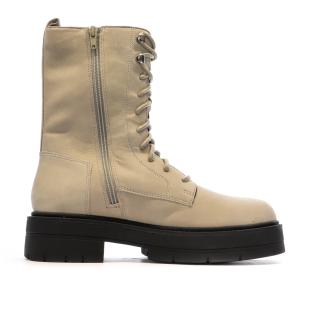 Bottines Beige Femme Geox Spherica vue 0