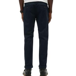Pantalon Chino Bleu Marine Homme Superdry Premium vue 0