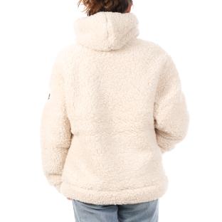 Sherpa-Jacke Ecru Frau Sherpa Compagnie des Amériques MARGAUX Ansicht 0