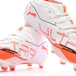 Chaussures de football Blanc/Rouge Garçon Puma Ultra 50 vue 0