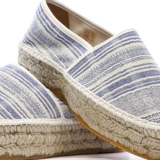 White/Blue Women’s Espadrilles by Pare Gabia Aduna Photo of the Espace des Marques %store% store - view of %key%