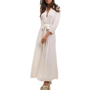 Vestido blanco de mujer Goa Spéculos ver 0