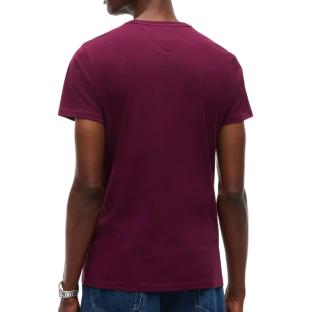Tommy Hilfiger Men’s Bordeaux T-shirt Tjm Xslim Jersey Photo of the Espace des Marques %store% store - view of %key%